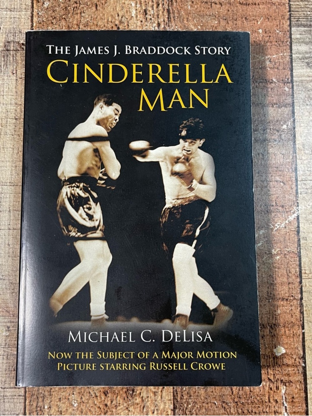 Cinderella Man by Michael C. DeLisa Paperback Book Movie Adaptation Boxing